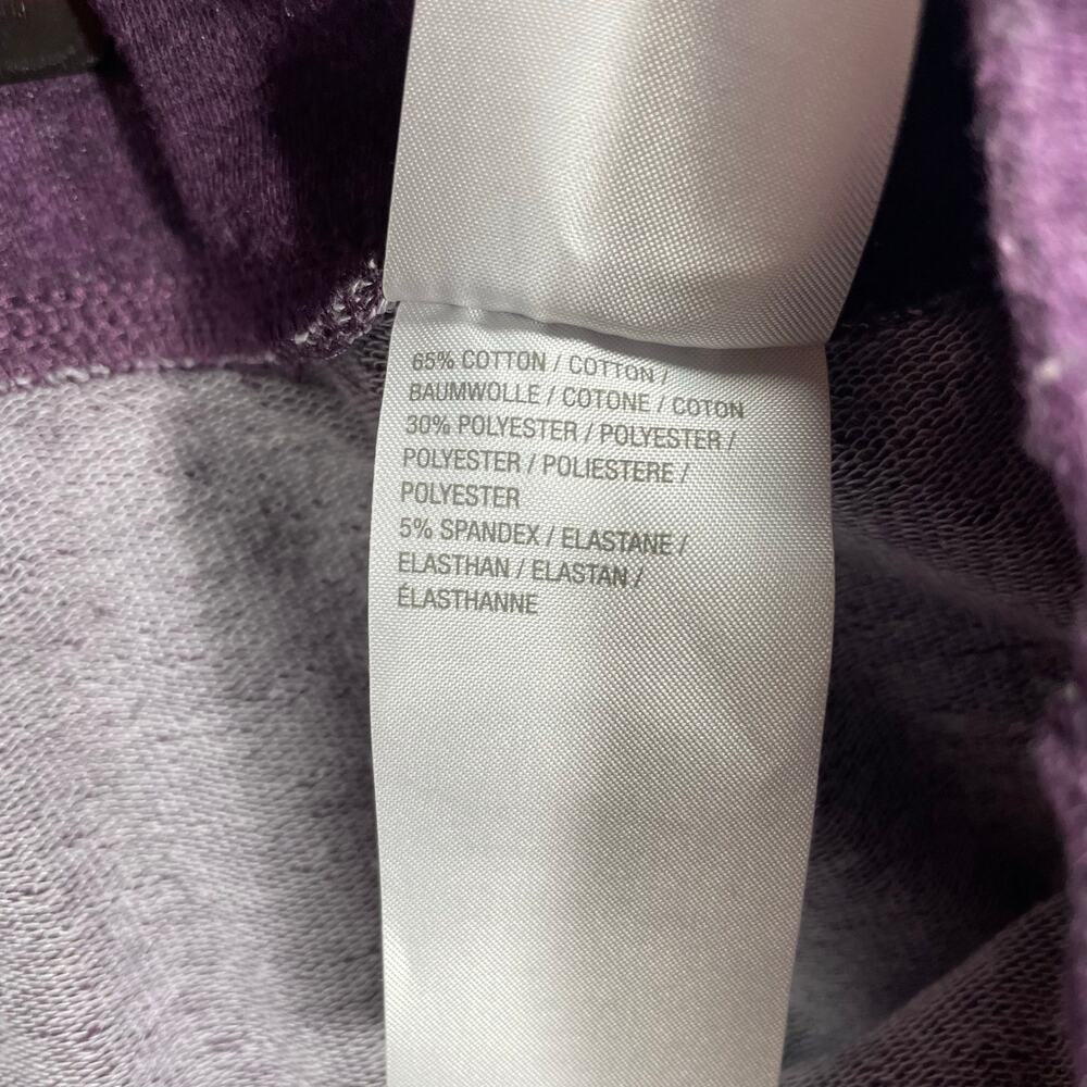 Logo Lounge Sweat Pants Women's Plus 3X Purple Drawstring Casual Stretch Relax - Picture 6 of 10